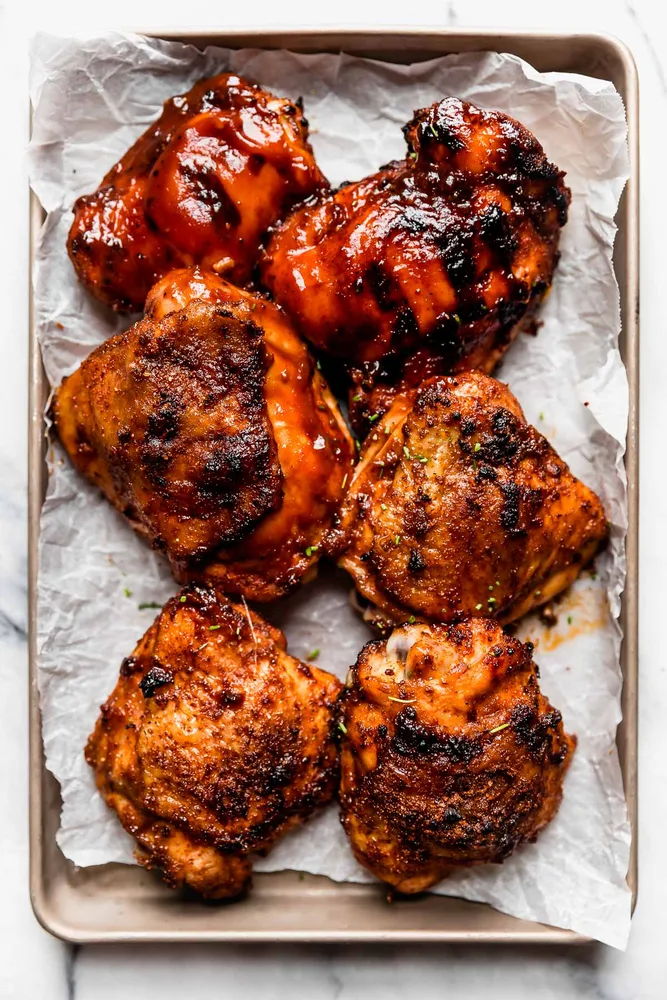 BBQ ribs tray