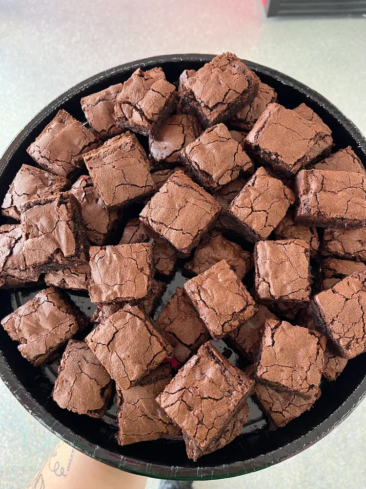 Brownies tray