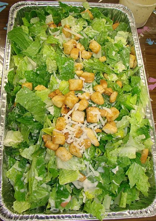 Caesar salad tray