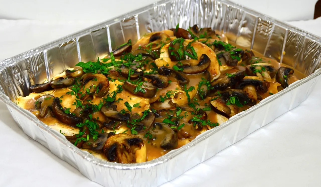 Chicken marsala tray
