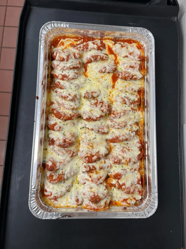 Chicken parmesan tray
