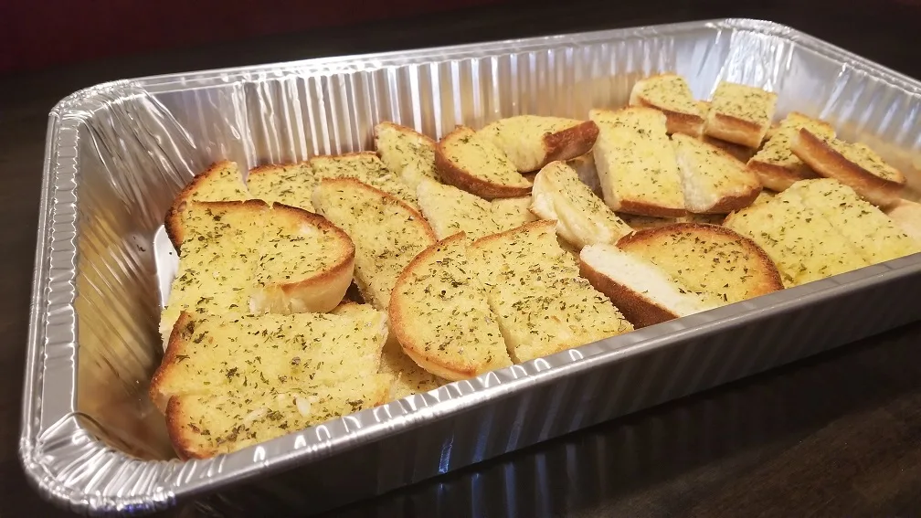 Garlic bread tray