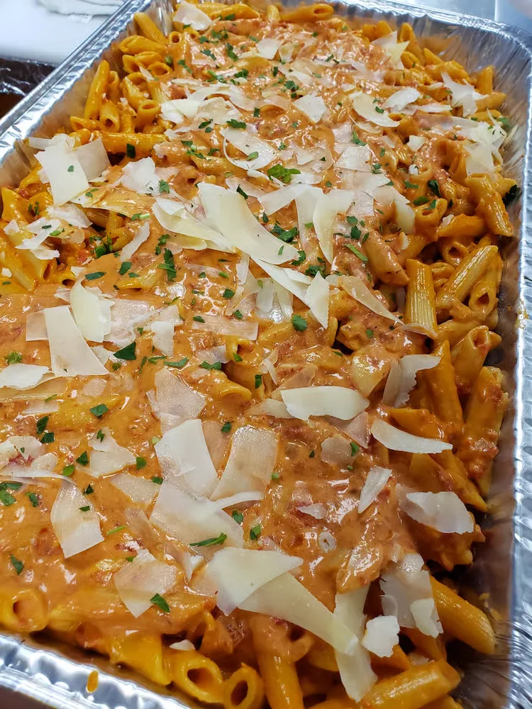 Penne alla vodka tray