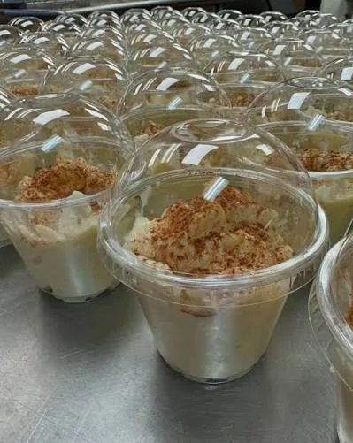 Rice pudding tray